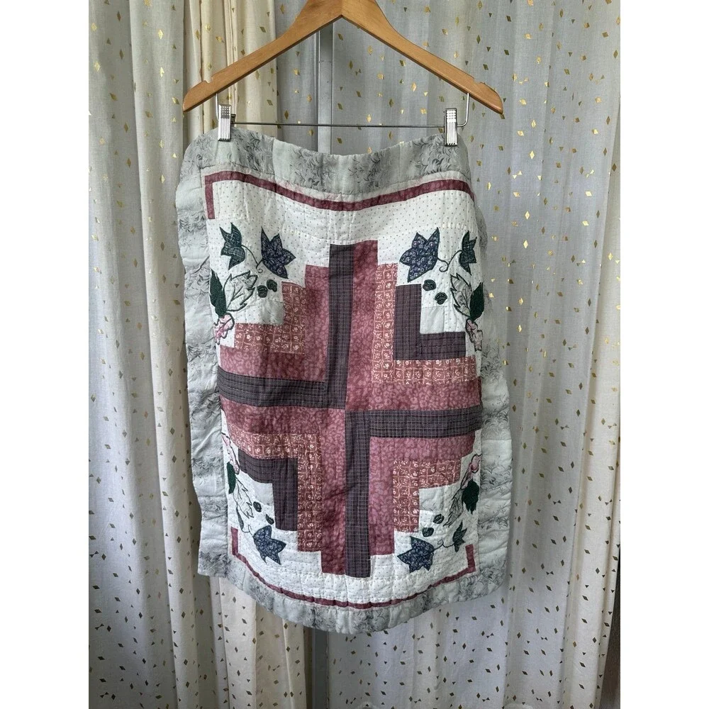 VNT JCPenney Home Collection Embroidered Applique Mix Print Standard Pillow Sham